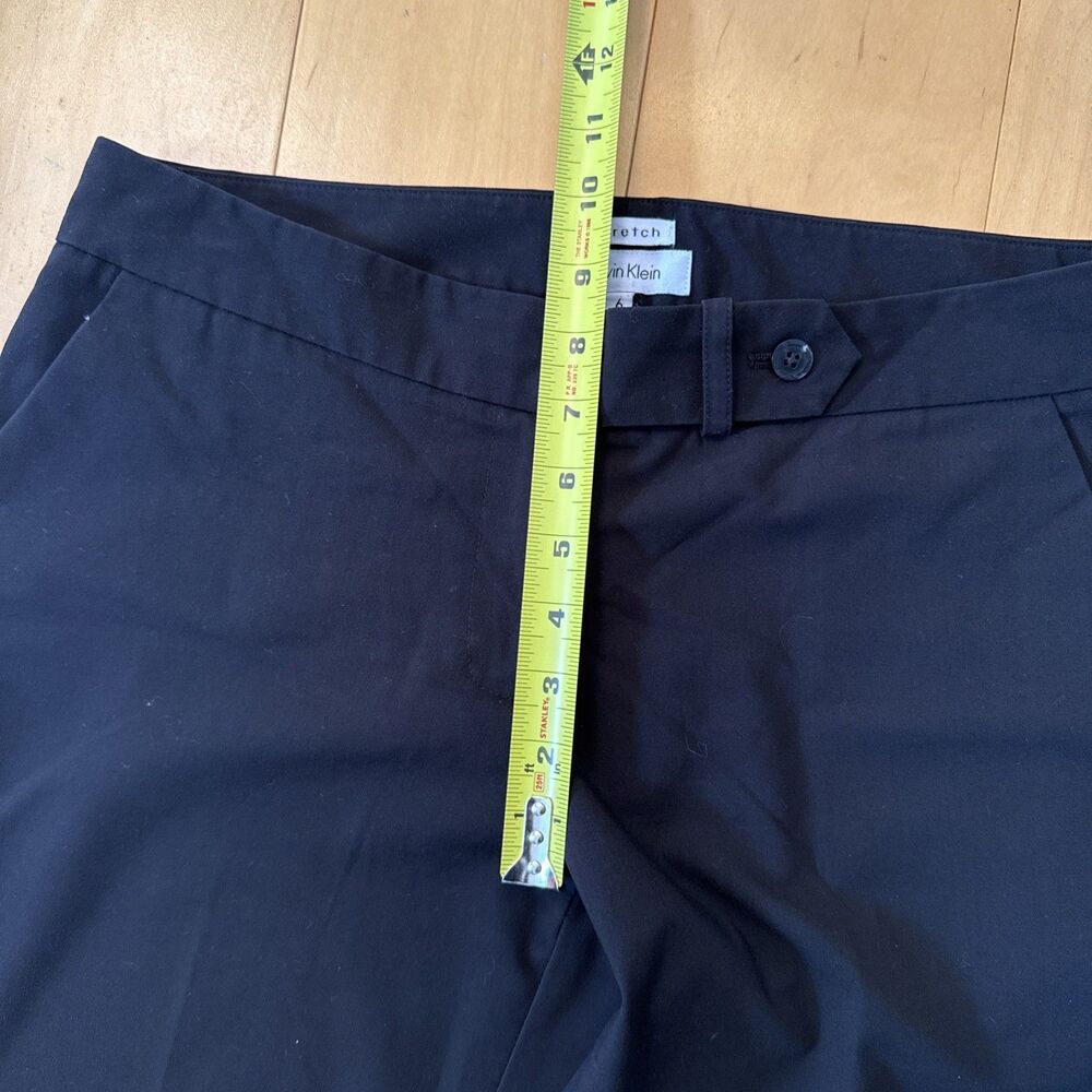 WIDE LEG Calvin Klein Women’s Size 6 Black Stretch Dress Pants - Picture 5 of 10